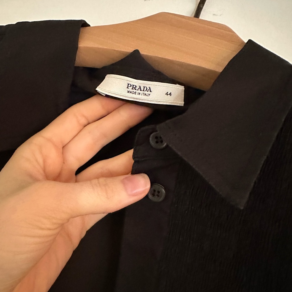 Prada Button Up Cotton Poplin